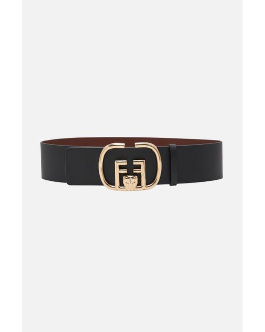 BELT WITH LEOPARD HARDWARE AND CHAINS SOLID PINK