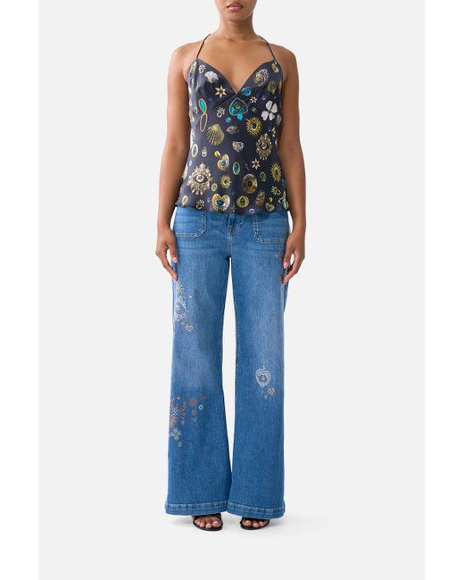 MID RISE FIT AND FLARE TROUSER AMULETS AND ALCHEMY