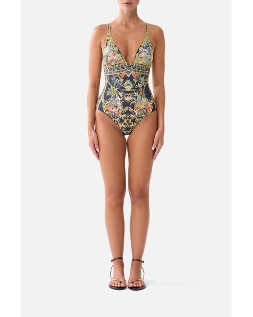 Camilla Black High Tri One Piece W Front Trim Palace Zoology