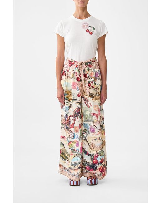 Camilla White Relaxed Pant With Tie Front Notes From The Road