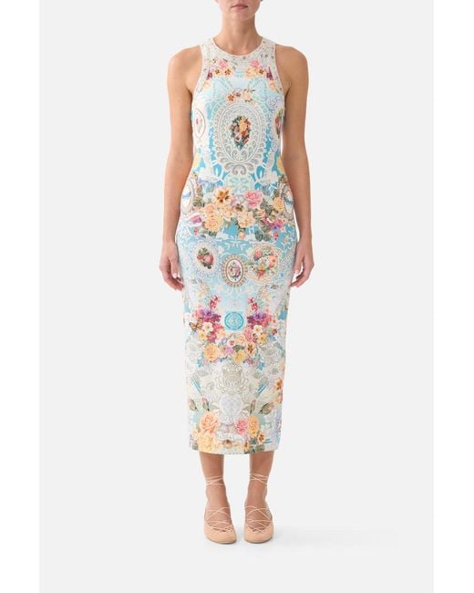 Camilla Blue Jersey Tank Dress A Taste For Lace