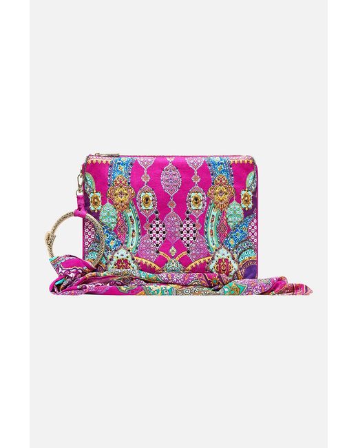 Camilla Pink Ring Scarf Clutch Concubines, Sultans & Courtiers