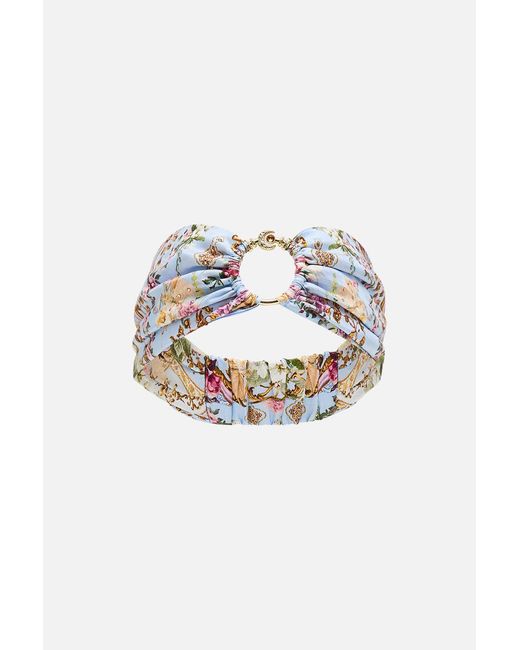 Camilla Blue Ring Headband Tiled