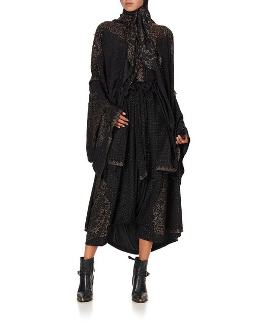 Camilla Silk Harem Pants Luxe Black | Lyst UK