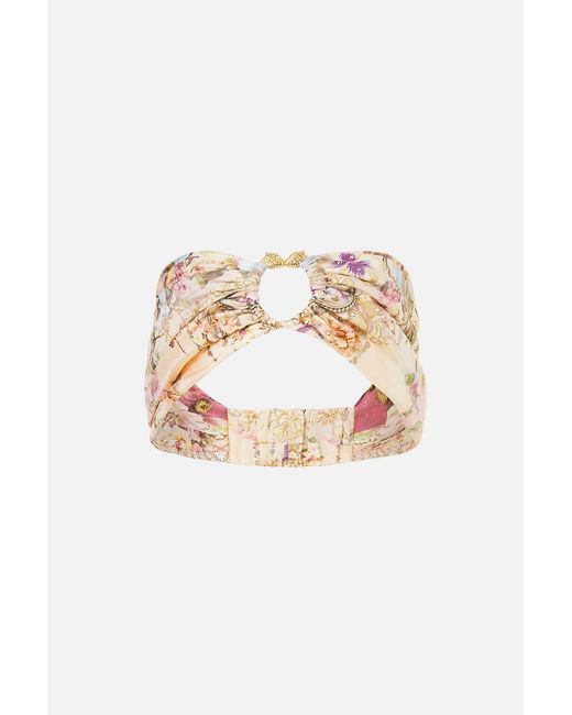 Camilla White Ring Headband Adorned