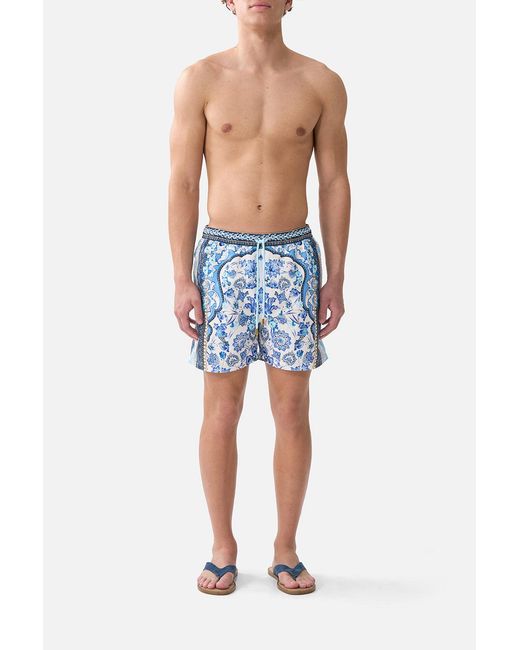 MID LENGTH BOARDSHORT WITH ELASTIC WAIST HIGH CLASS HOOKAH