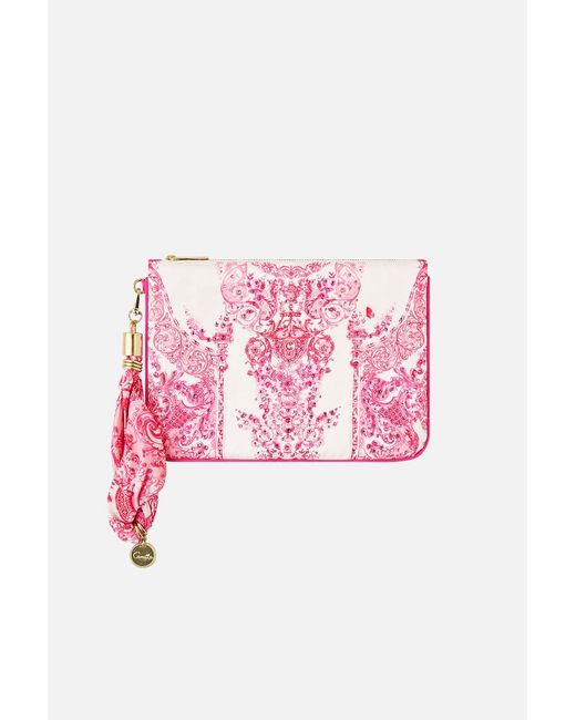 Camilla Pink Scarf Clutch Livin La Vida Rosa
