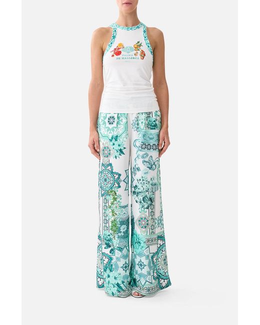 Camilla White Jersey Tank Top Balearic Bebé