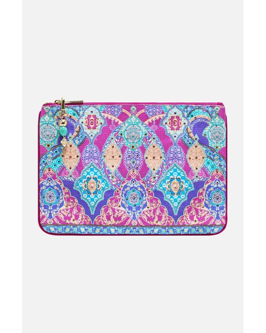 SMALL CANVAS CLUTCH SALTY SPLENDOUR