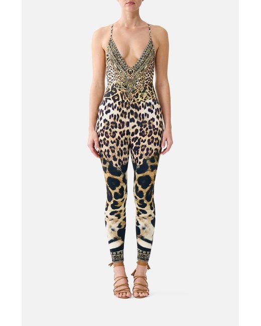 Camilla Brown Leggings Leotigra Land