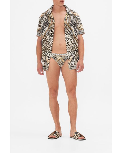 Camilla Multicolor Athletic Swim Brief Mosaic Muse for men