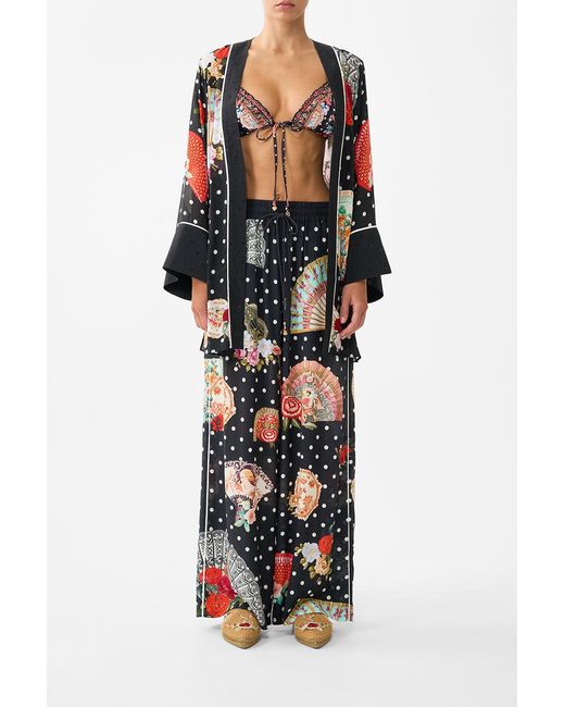 Camilla Black Straight Leg Pant Daughters Of Duende