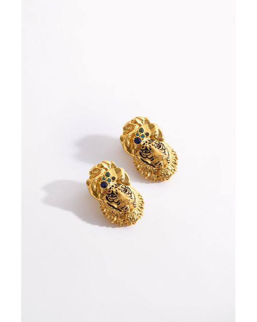 Camilla White Sacred Symbols Jaggi Earrings
