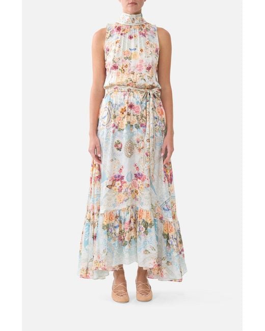 Camilla White Necktie Dress With Elasticated Waist A Taste For Lace