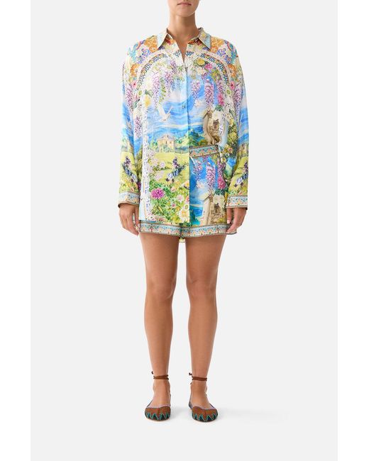 Camilla Blue Boxer Short Navàs Nouveau