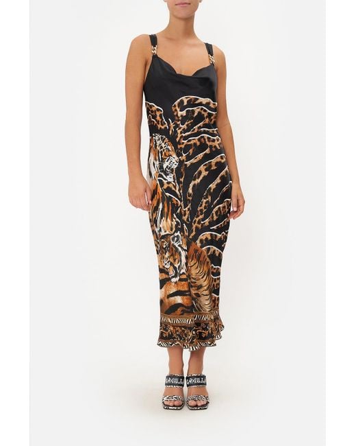 Camilla Silk Bias Slip With Wide Strap Tiger Talk Lyst