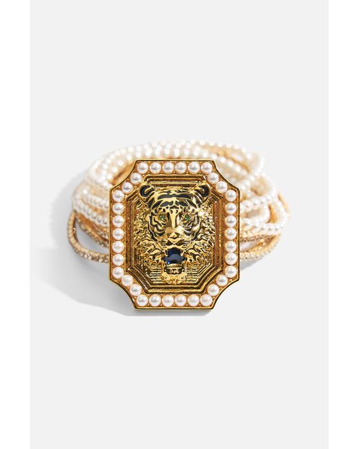Camilla Metallic A Spanish Statement Stretch Bracelet