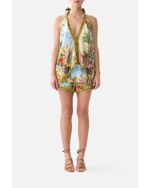 Camilla Yellow Boxer Short Wanderlust Empire