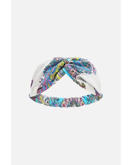 Camilla Blue Woven Twist Headband Magic Carpet Ride