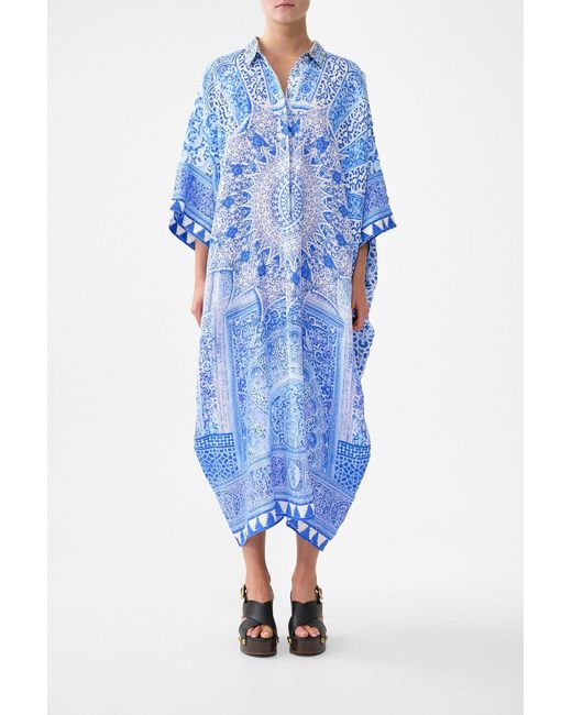 Camilla Blue Batwing Tunic Dress The Bosphorous