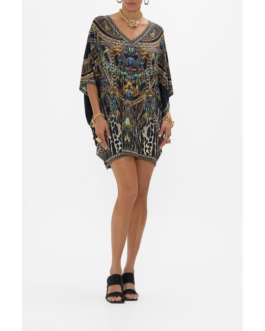 Camilla Black Bat Sleeve Dress Cat Worship