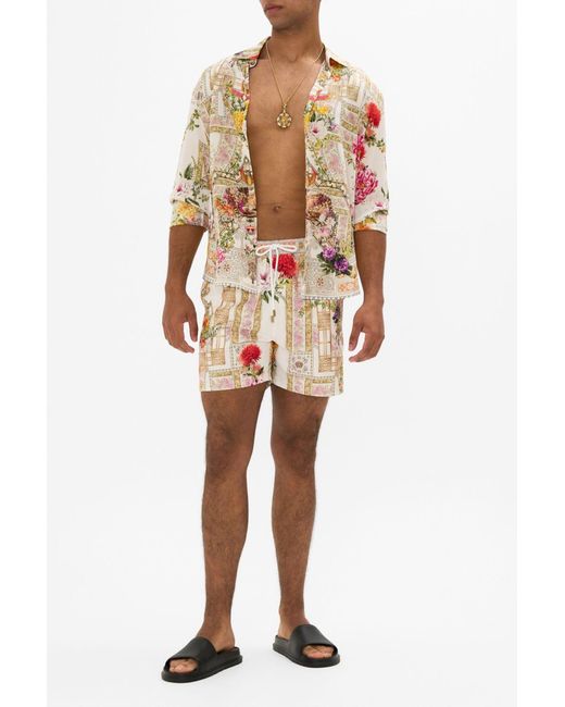 Camilla Multicolor Mid Length Boardshort Egyptian Rose for men