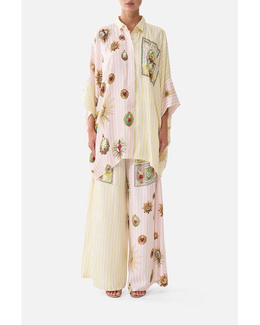Camilla Natural Batwing Shirt Painted Prayers