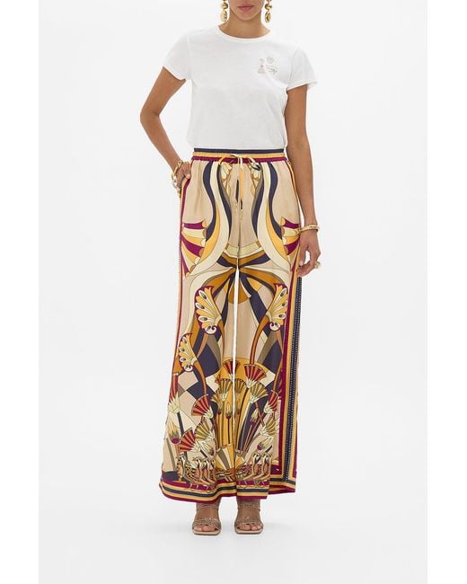 Camilla White Lounge Pant Desert Delirium