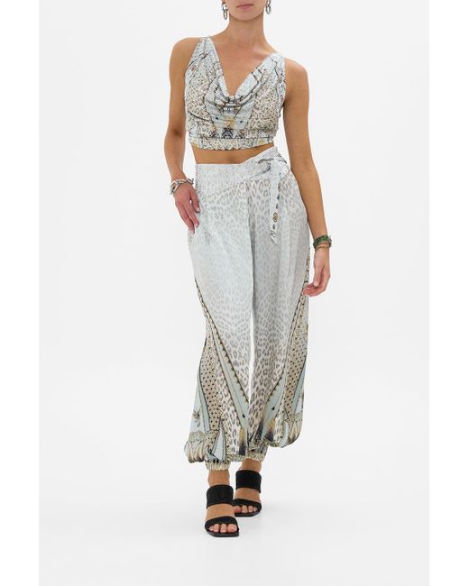 GILDED MESH TOP WITH NECKPIECE SAHARA STARLET