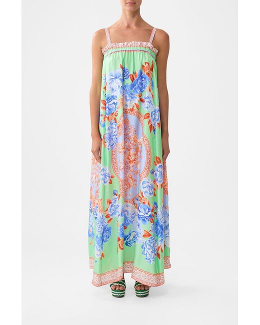 Camilla White Wide Strap Sundress