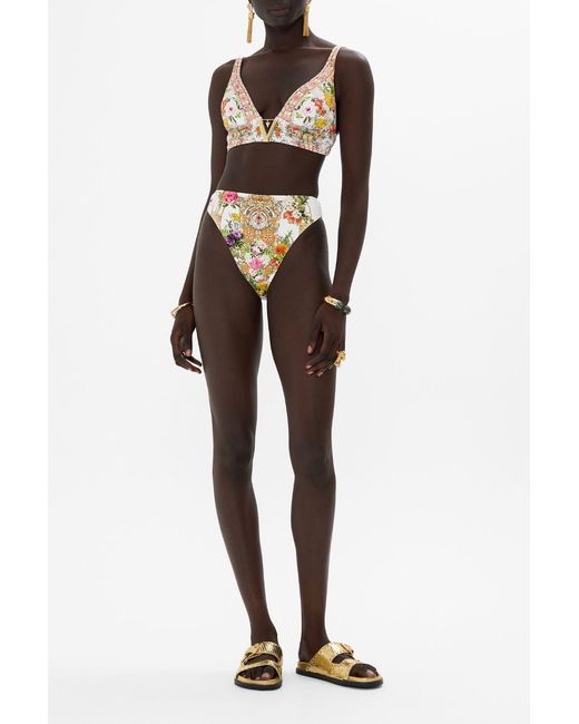 Camilla White High Waist Cheeky Pant Egyptian Rose
