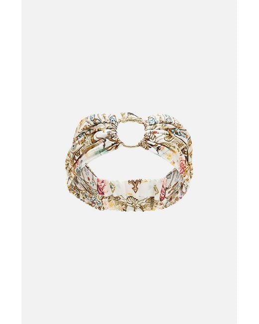 Camilla White Ring Headband Ottoman Dynasty