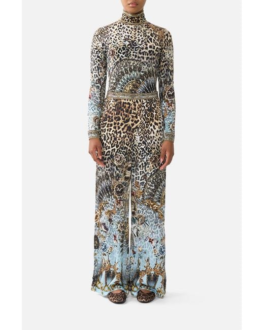 Camilla White Minimal Wide Leg Pant Fiesta, Siesta, Repeat