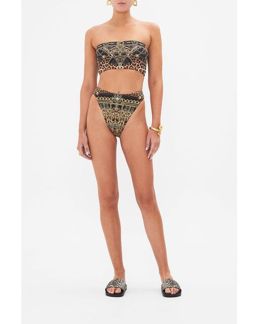 Camilla Black High Waist Cheeky Pant Masked
