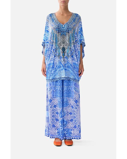 Camilla Blue Bat Sleeve Dress The Bosphorous