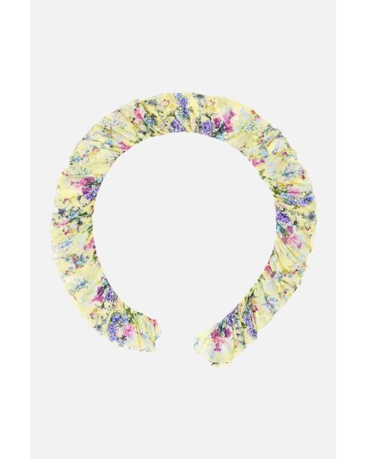 Camilla Metallic Ruffle Scarf Chinoiserie Child