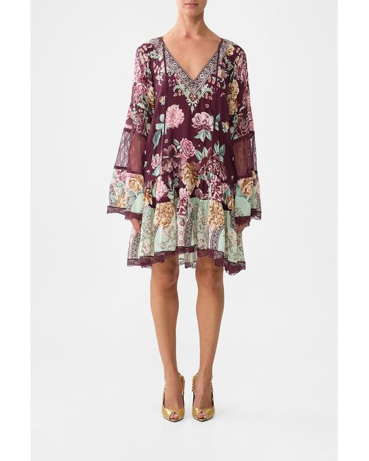 Camilla A-Line Gathered Panel Dress If These Tiles Could Talk