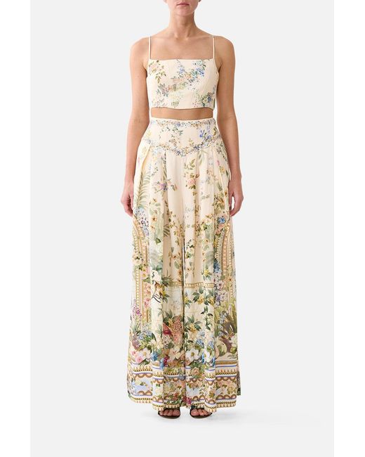 Camilla Metallic Corset Crop Top Midsummer Masterpiece