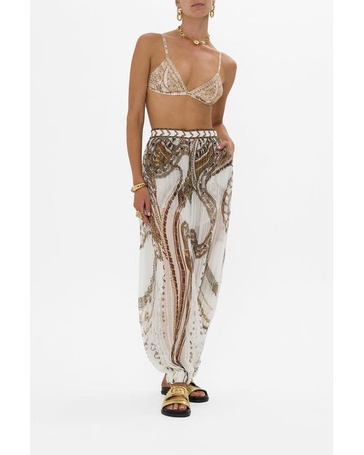 Camilla White Crystal Embellished Bra Goddess Energy