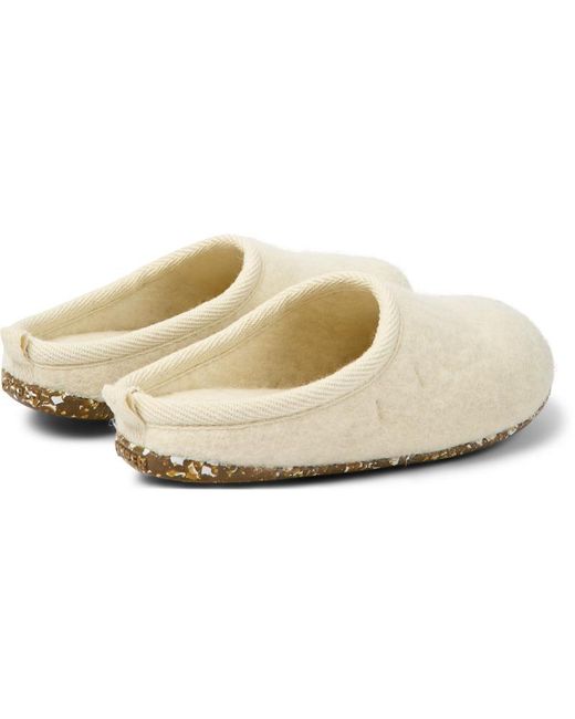 Camper White Slippers