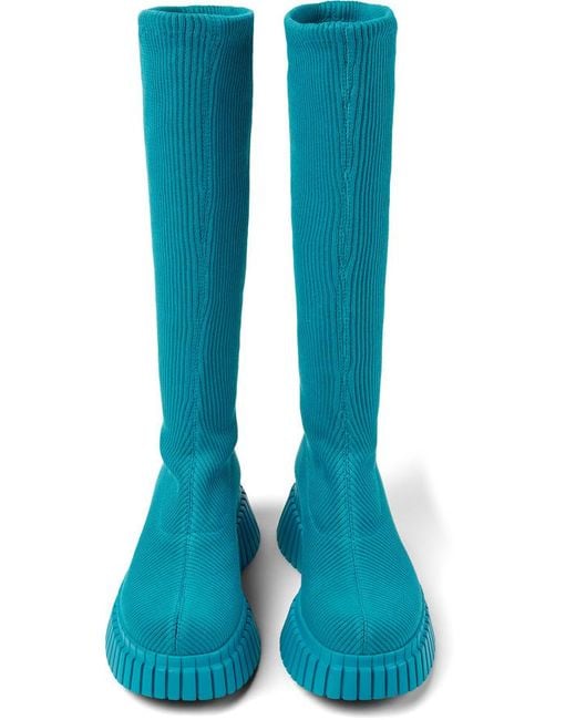 Camper Blue Bcn Platform Boot