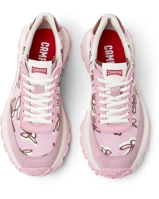 Camper Pink Drift Trail Sneaker