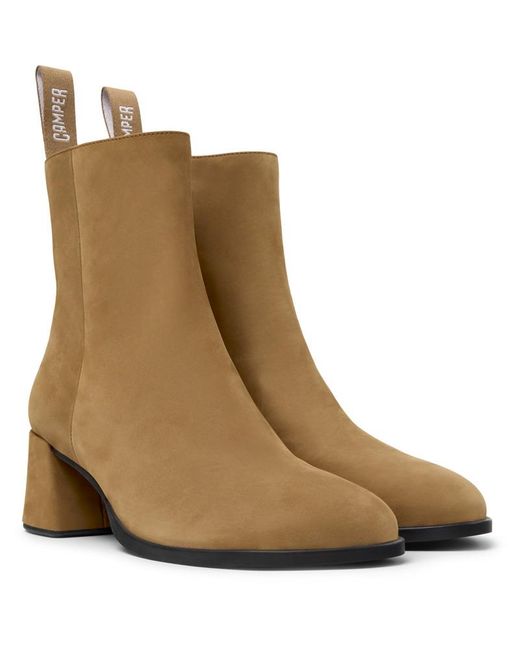 Camper Brown Ankle Boots
