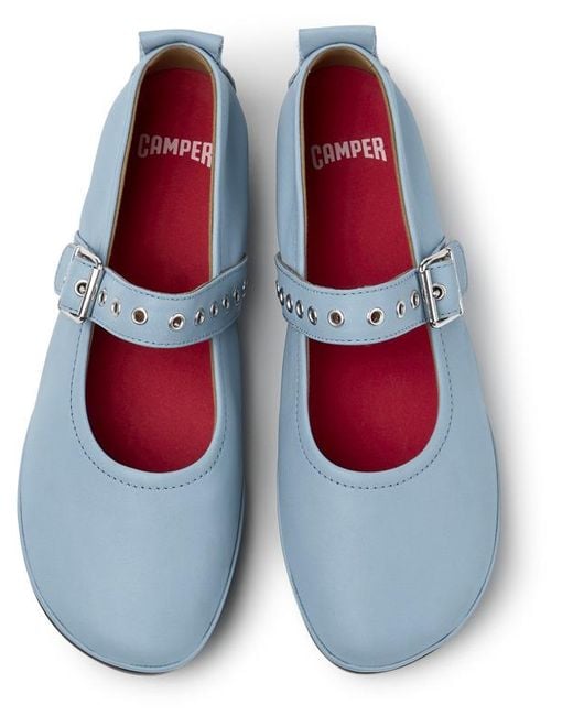 Camper Blue Ballerinas