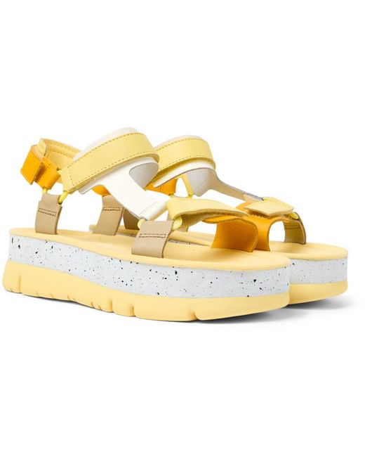 Camper Metallic Sandals