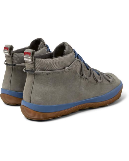 Camper Gray Ankle Boots