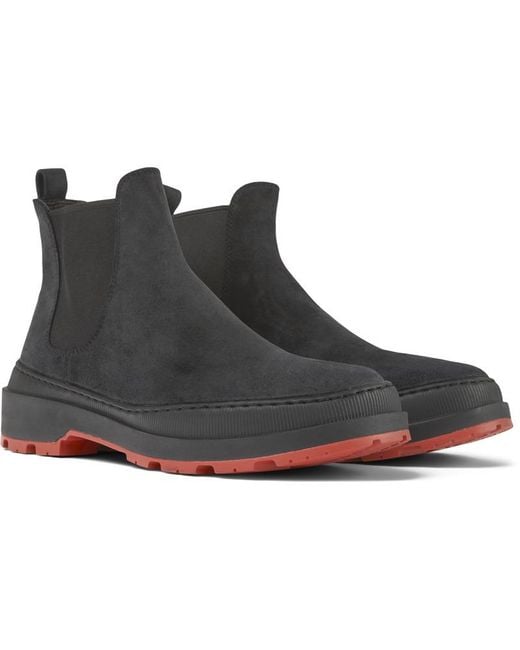 Camper Black Brutus Trek Booties for men