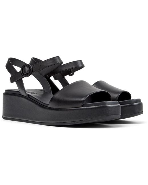 Camper Black Sandale