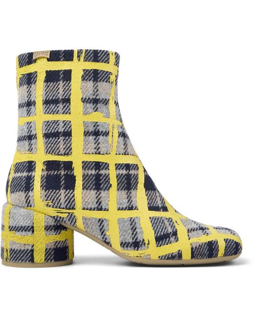 Camper Green Ankle Boots