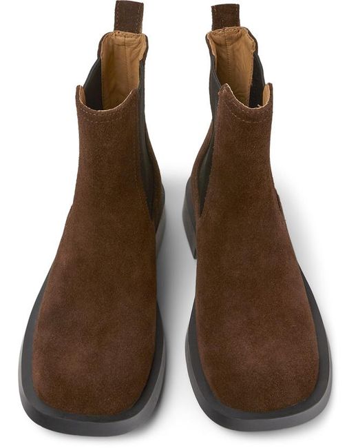 Camper Brown Ankle Boots